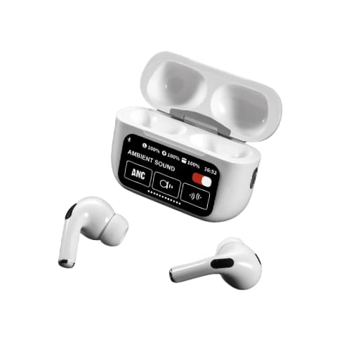 A9 Pro Touch-Screen ANC Earbuds